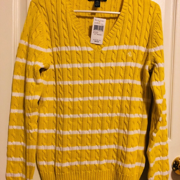 RALPH LAUREN chunky cable knit sweater BNWT - Picture 2 of 6